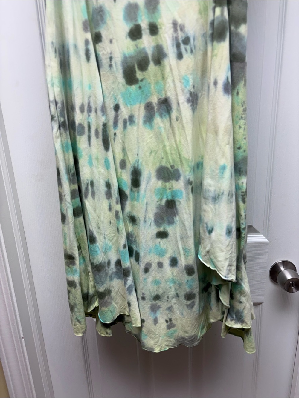 Soft Surroundings Soledad Tie-Dye Maxi Skirt XL NWT Made in USA - Picture 5 of 12